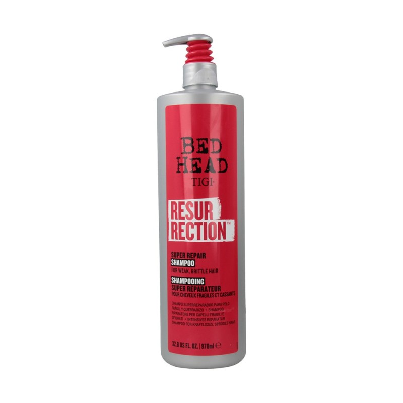 Tigi Bed Head Resurrection Súper Reparador Champú Back 970 ml