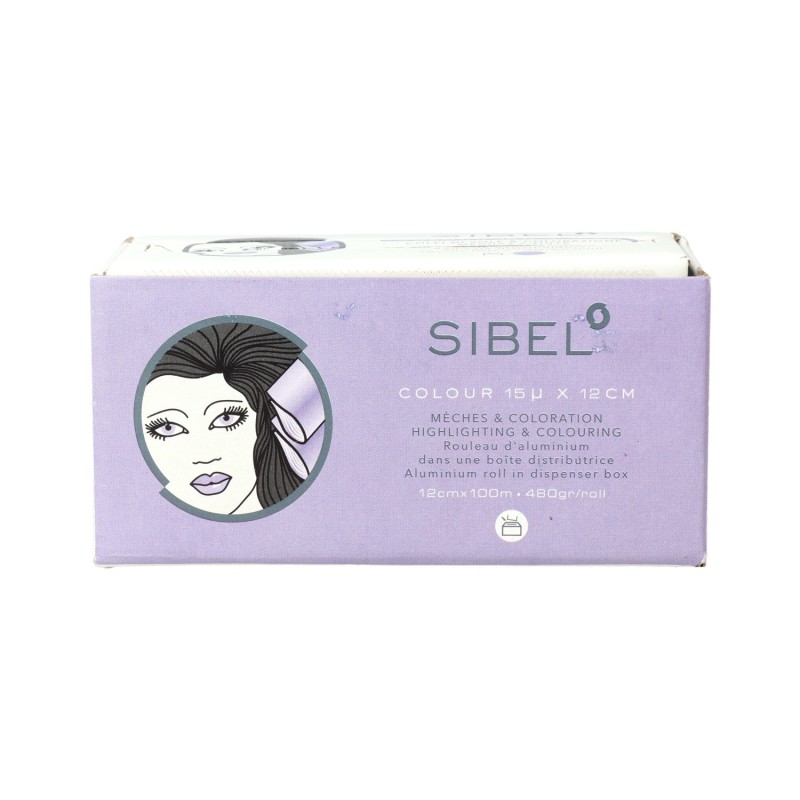 Sinelco Sibel High Light Papel Aluminio Lila 15 X 12 X 100