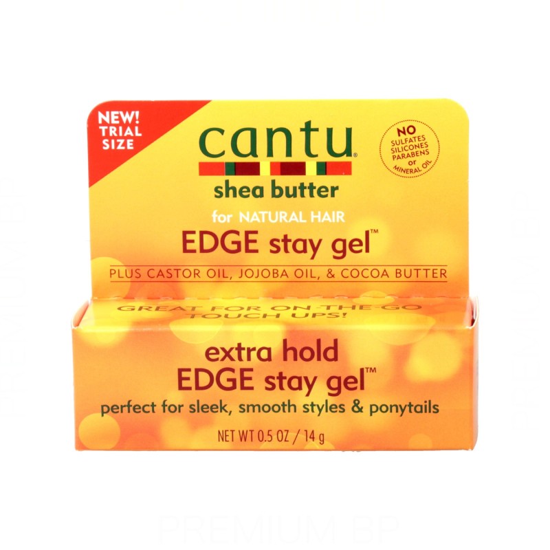 Cantu Shea Butter Natural Hair Extra Hold Edge Stay Gel 14 Gr