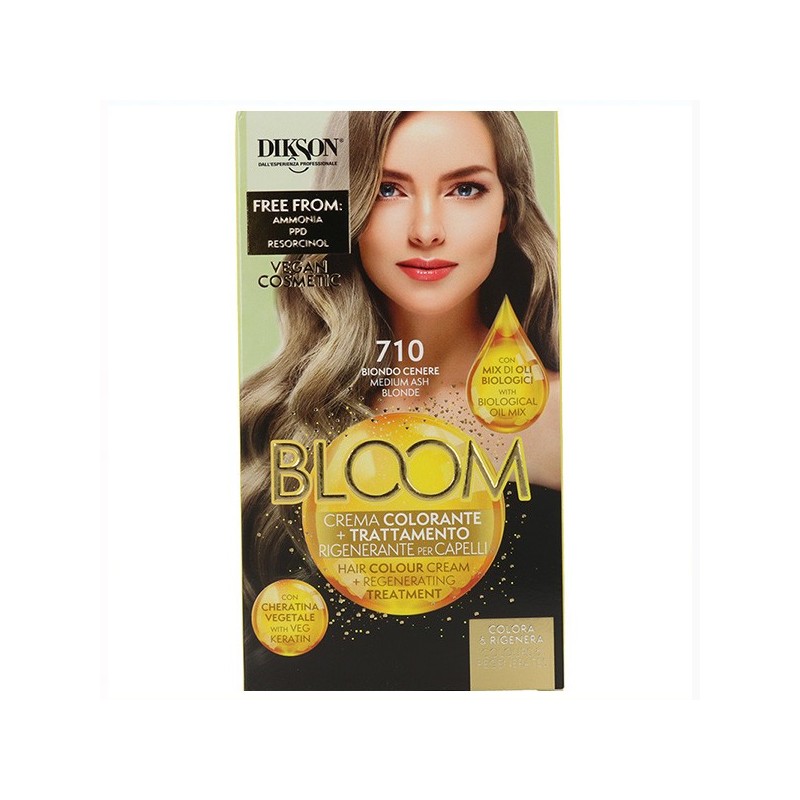 Dikson Bloom Crema Color 710 Rubio Med Ceniza