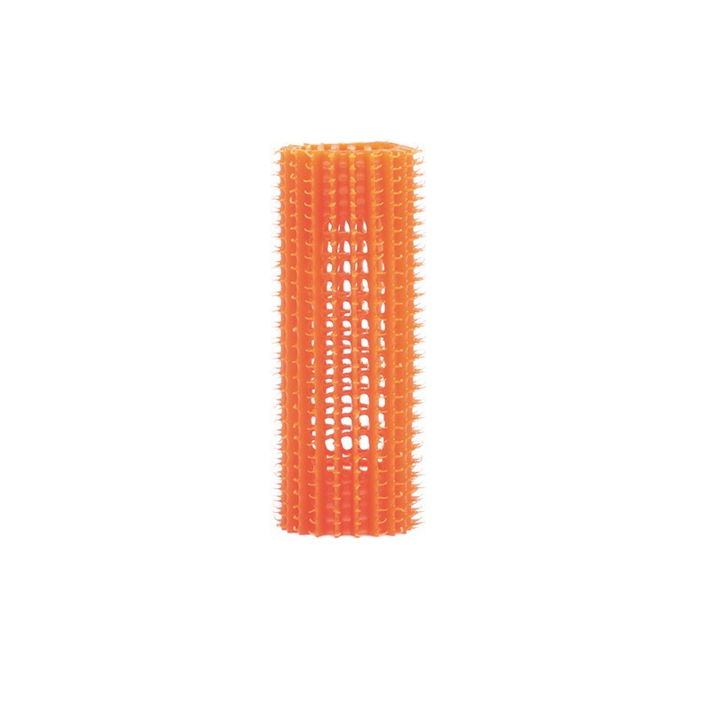 Bolsa Bucles Naranja Adherentes 27 MM 8 Uds