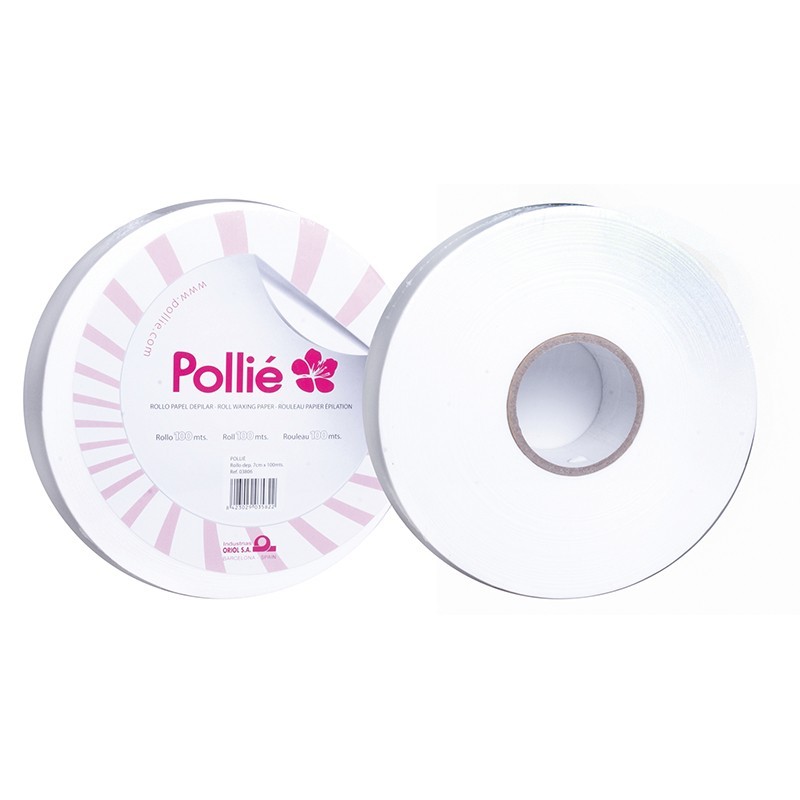 Pollié ROLLO PAPEL DEPILAR 7CM X 100MTS