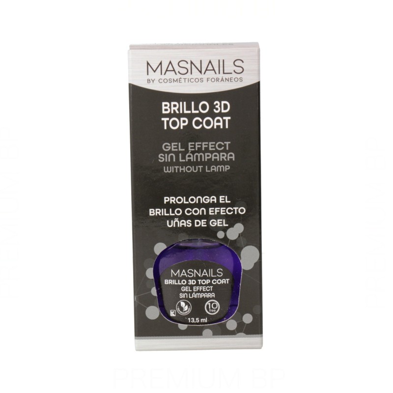 Masnails Brillo 3D Top Coat Gel Effect 13,5 ml