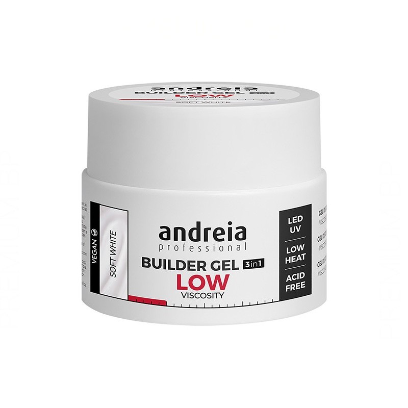 Andreia Professional Builder Gel Low Viscosity Soft White 44 gr