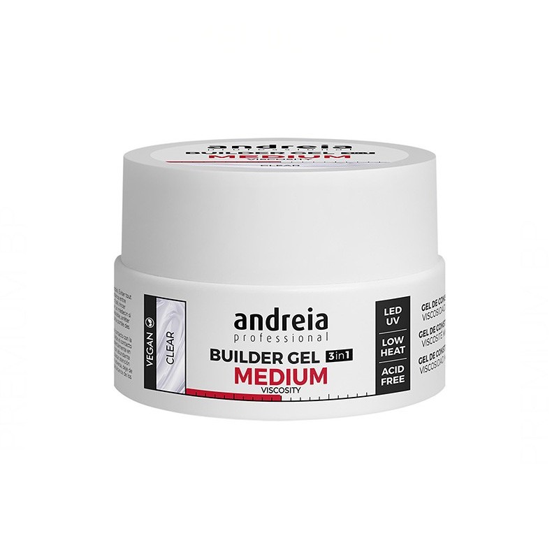 Andreia Professional Builder Gel Medium Viscosity Clear 22 gr