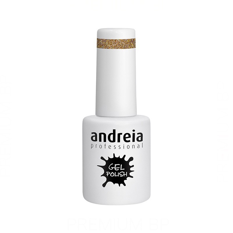 Andreia Professional Gel Polish Color 260 Glitter Dorado 10,5 ml