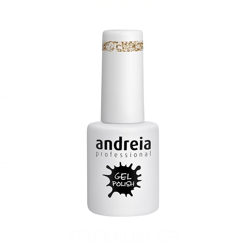 Andreia Professional Gel Polish Color 253 Glitter Dorado 10,5 ml