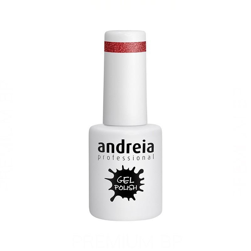 Andreia Professional Gel Polish Color 261 Glitter rojo 10,5 ml