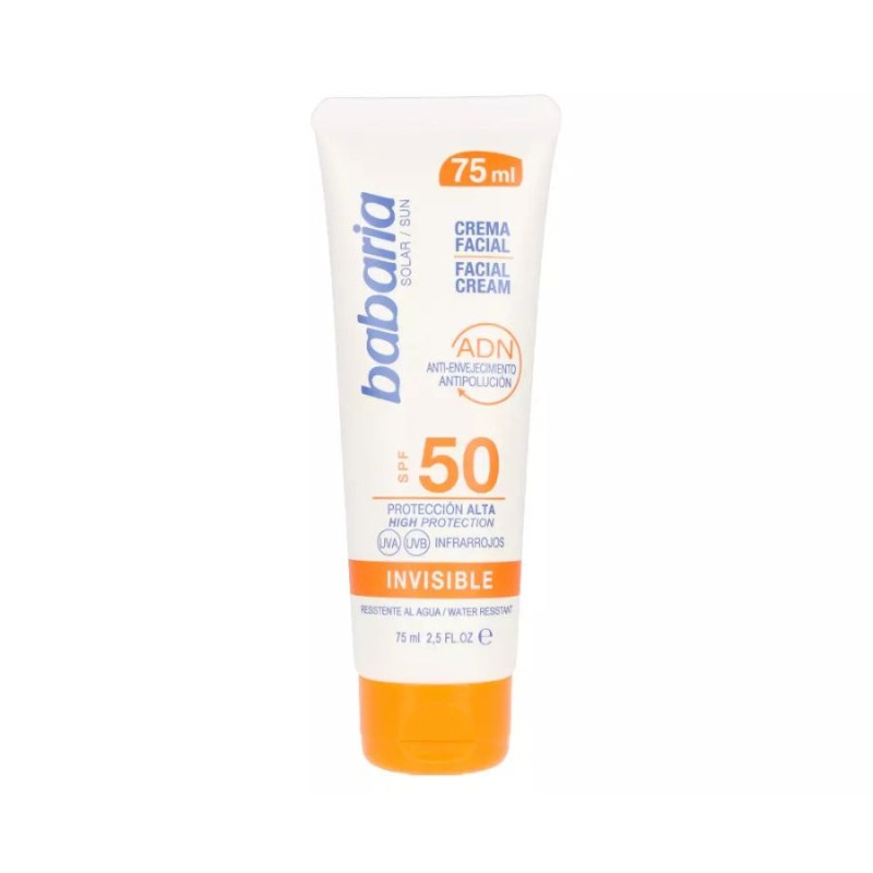 Babaria Solar ADN Invisible Crema Solar Facial SPF50 75 ml