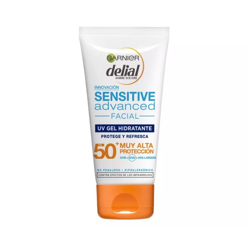 Garnier Sensitive Advanced Gel Facial SPF50+ 50 ml