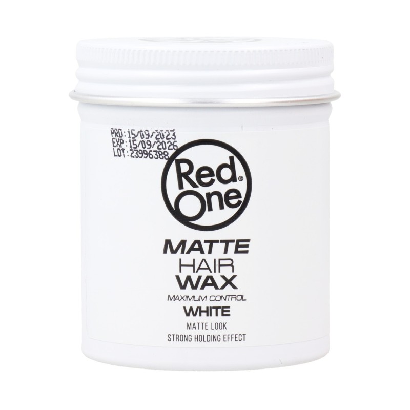 Red One Mat Wax Look White 100 ml