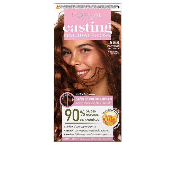 CASTING NATURAL GLOSS 553 castano picante 180 ml