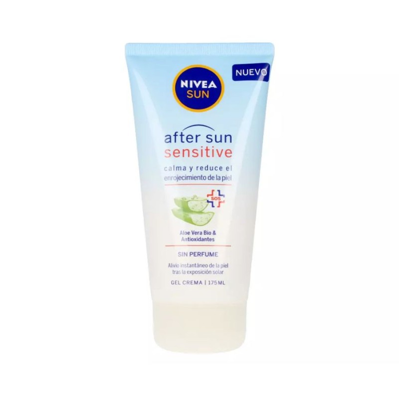 Nivea Sun After Sun Sensitive Gel Crema sin Perfume 175 ml