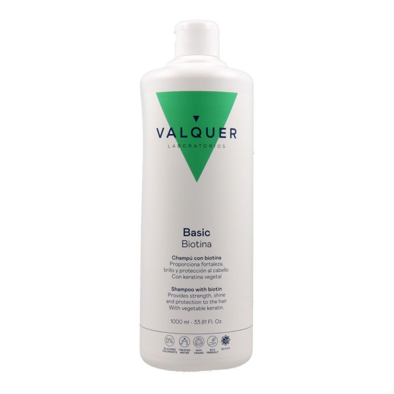 Valquer Cuidados Champú Biotina 1000 ml (Keratina Vegetal)