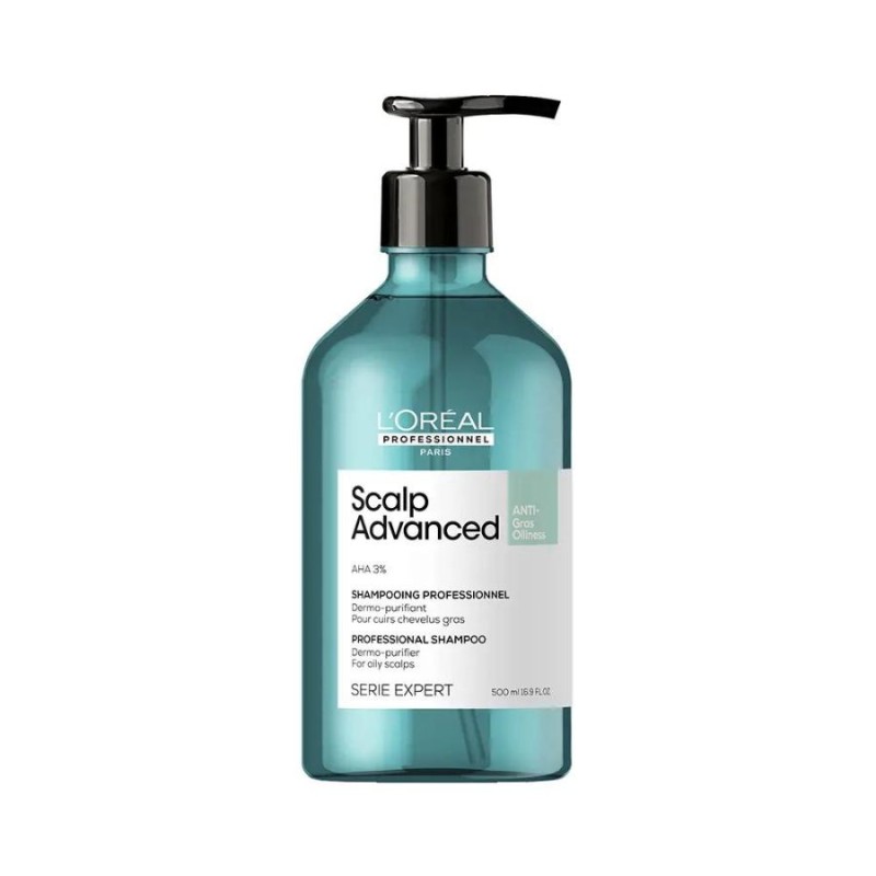 L'Oreal SCALP ADVANCED anti-oiliness dermo-purifier shampoo 500 ml