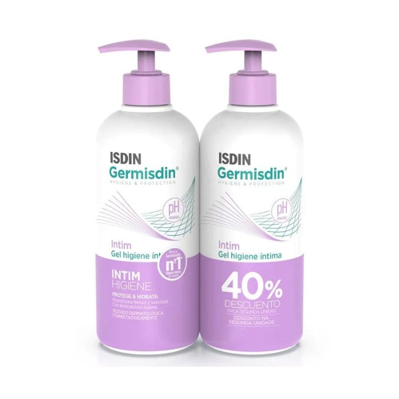 Isdin GERMISDIN INTIM gel de higiene íntima duo 2 x 500 ml