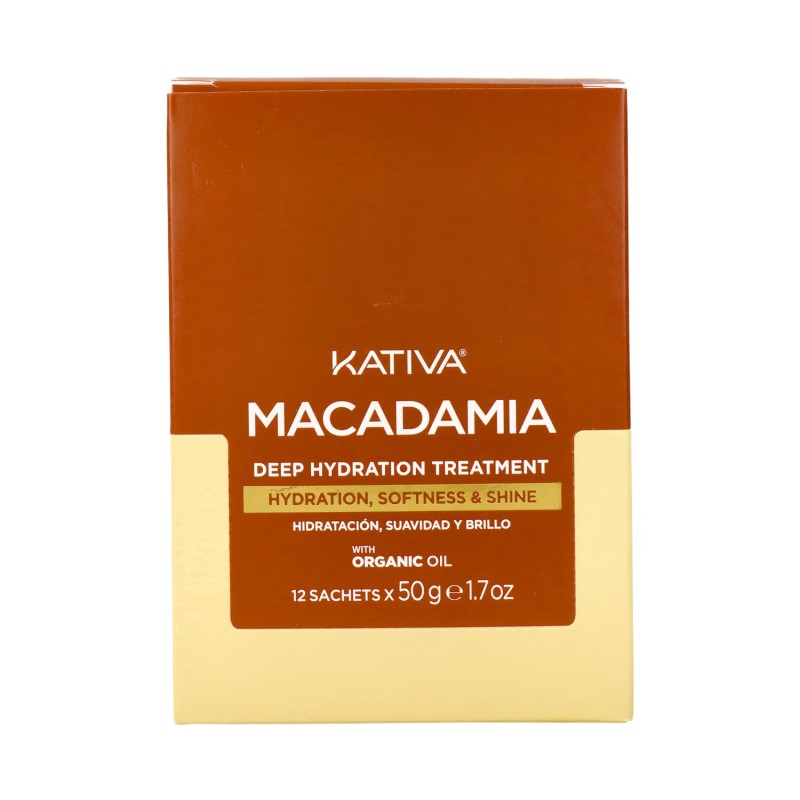 Kativa Macadamia Deep Hydration Tratamiento Sobres 12 x 50 g