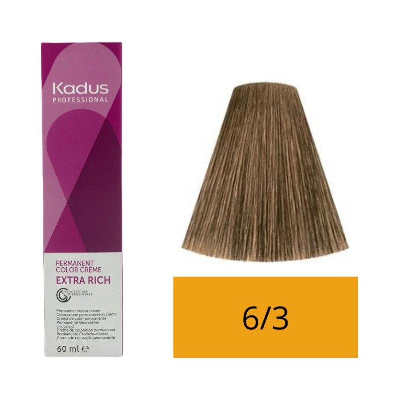 Kadus Tinte 6/3 Rubio Oscuro Dorado 60 ml