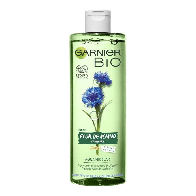 BIO ECOCERT flor de aciano agua micelar 400 ml