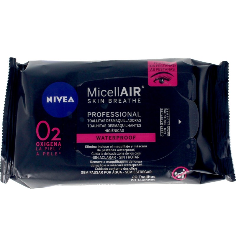 MICELL-AIR PROFESIONAL toallitas desmaquilladoras 20 u