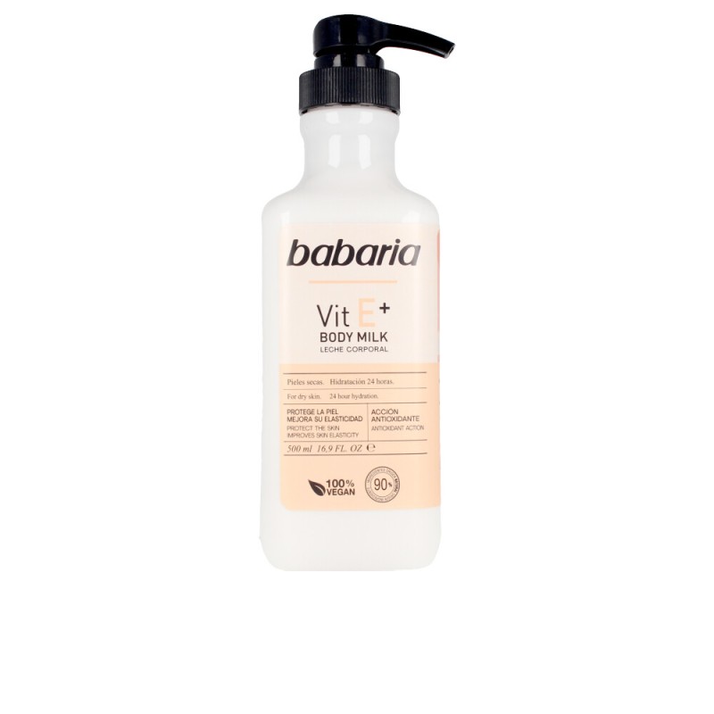 VITAMIN E+ body milk 100% vegan 500 ml